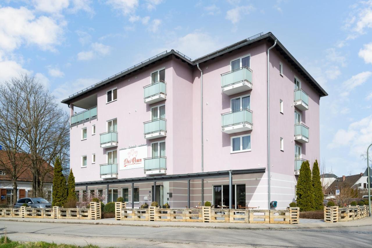 Hotel Drei Rosen Moosburg an der Isar Ngoại thất bức ảnh